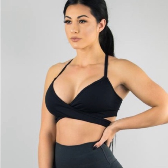 Alphalete Other - Alphalete Wrap Bra - Black